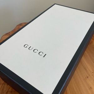 Gucci Shoe Box and Dust Bag